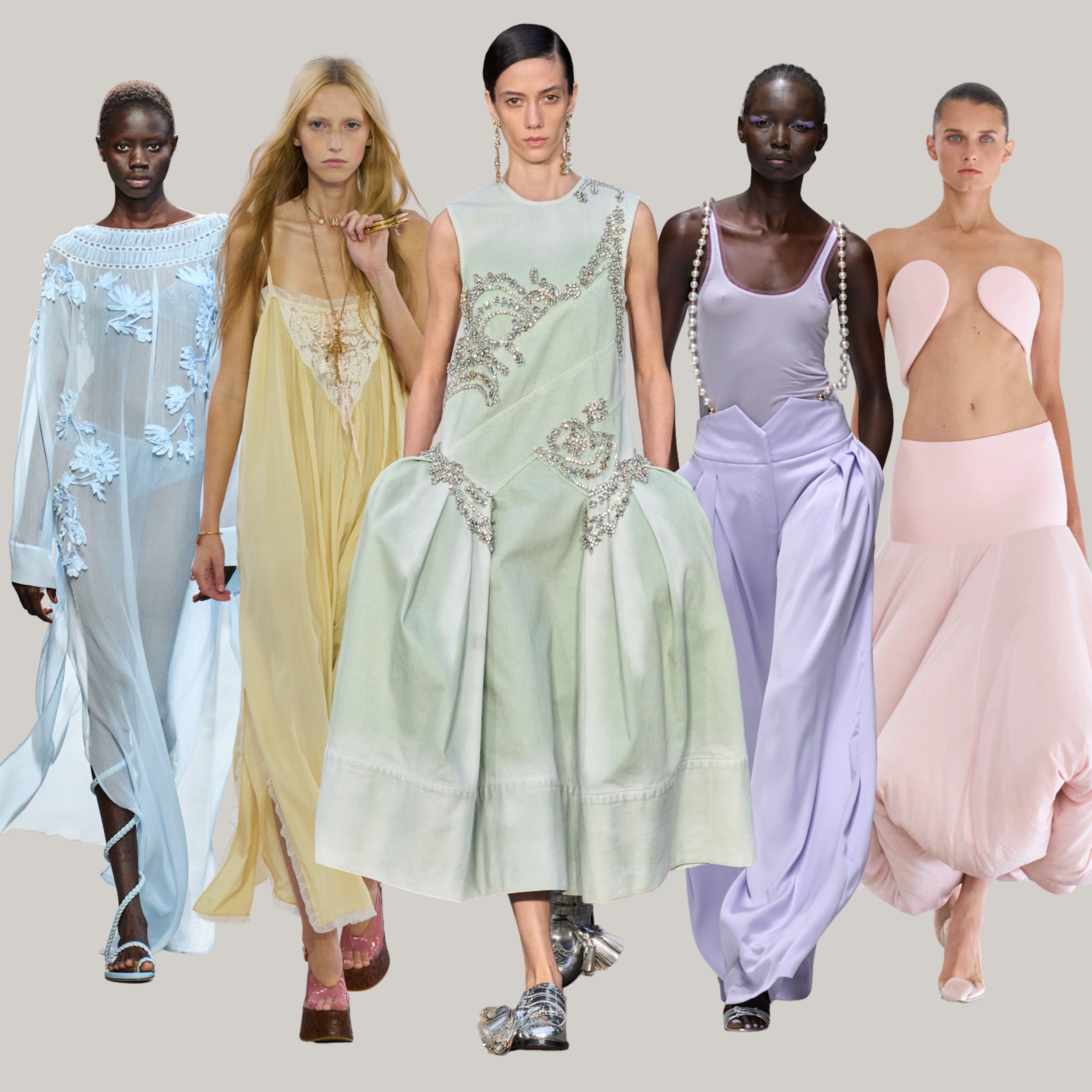 Pastel Fashion Colour Trends 